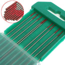 10Pcs 2% Thoriated WT20 Red TIG Welding Tungsten Electrode 0.04inch x 6inch (1.0mmx150mm)