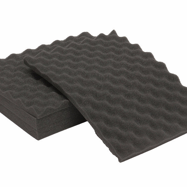 6Pcs Acoustic Sound Treatment Convoluted Egg Profile Foam Panels