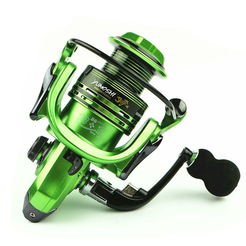 ZANLURE XF2000-5000 5.5:1 13+1BB Left/Right Hand Fishing Reel Pre-Loading Spinning Fishing Wheel