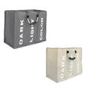 Clothes Storage Baskets Bag Laundry Hampers 94L 3 Grids Wash Dirty Removable Home