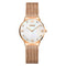 DOM G-32G Crystal Shell Surface Ladies Wrist Watch Stainless Steel Band Quartz Watch