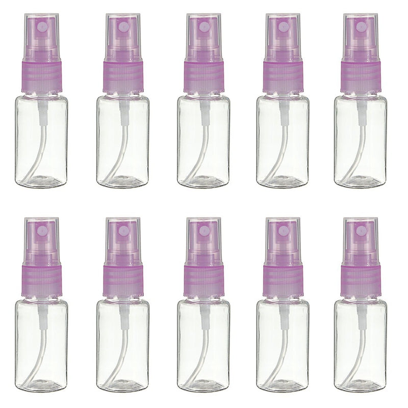 10 * 15ml Spray Bottle Empty Plastic Makeup Atomizer Container Pump U9Y2