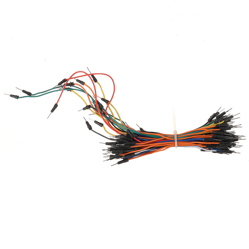Electronics Component Basic Starter Kits with 400 Tie-points Breadboard Cable Resistor Capacitor LED Potentiometer
