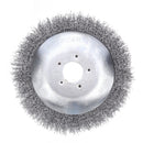 Drillpro 150mm Steel Wire Trimmer Head Derusting Weeding Wheel Grass Brush Cutter Dust Removal Weeding Tray Plate for Lawnmower