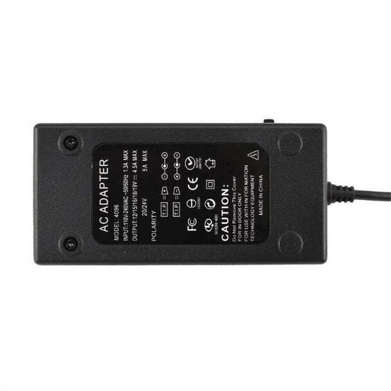 24V 4A 96W AC 100-240V Adapter 7-speed Power Supply Converter Switching Cord Charger
