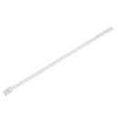 Unisex Stylish Candy Colours Silicone Plastic belt white X7G9