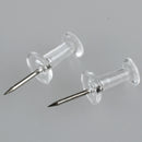 Clear Push Pins Transparent Plastic(Pack of 40) E6B1