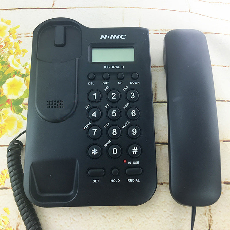NINC B24885 Hotel Telephone Home Hotel Wired Desktop Wall Phone Office Landline Telephone