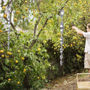 Bird Scare Rods Effective Hanging Bird Repeller Wind Twisting Scare Rods Spiral Bird Driving Device