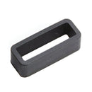 Black Watch Strap Retaining Hoop Loop Rubber Retainer Buckle Holder 18mm Z4N6