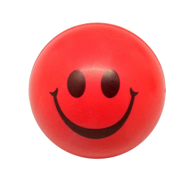 Happy Red Smile Face Bouncy Ball M3U6