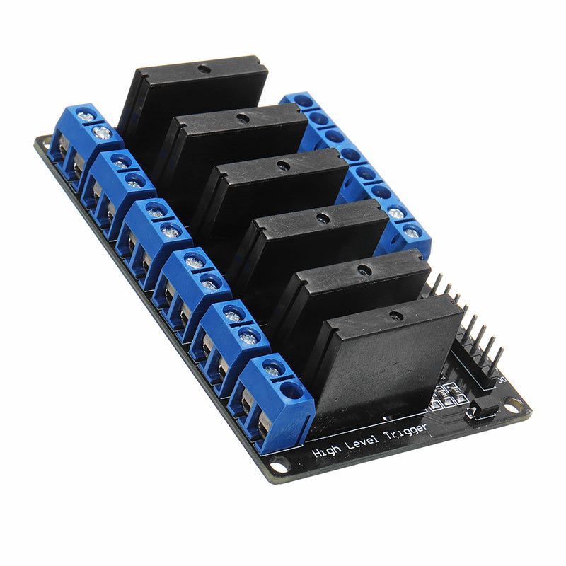 6 Channel DC 24V  Relay Module Solid State High and low Level Trigger 240V2A