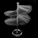 Pro Spiral Fan Shape Display Stand Holder for 120pc False Nail Art Polish B H6B7
