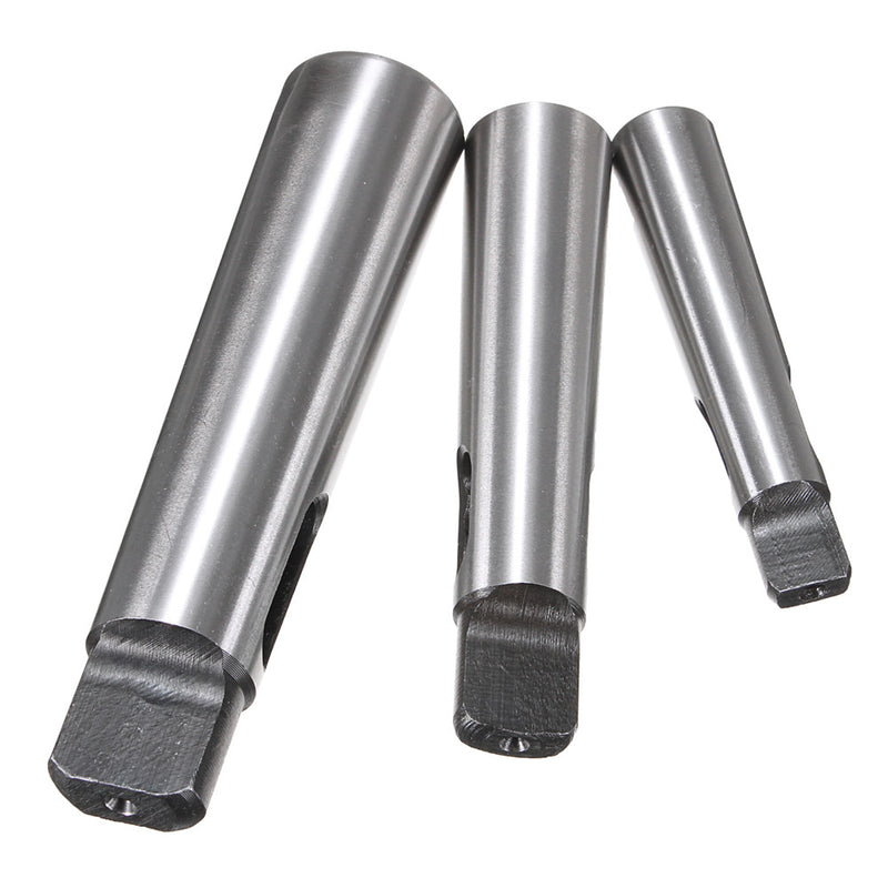 3pcs Drill Chuck Sleeve MT1-MT2 MT-2-MT3 MT3-MT4 Morse Taper Adapter