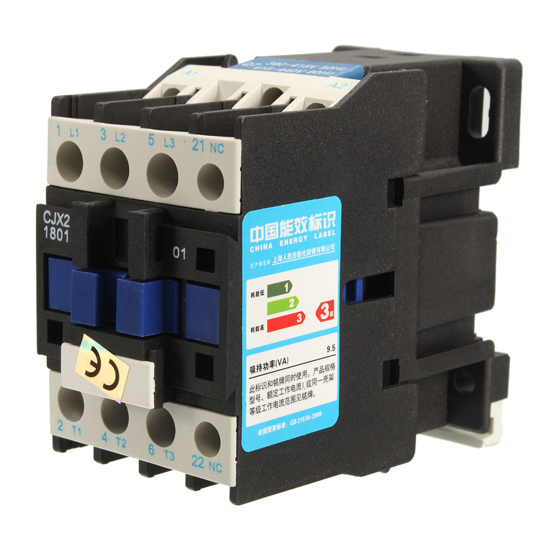 CJX2-1801 AC 220V/380V 18A Contactor Motor Starter Relay 3 POLE+1NC COIL 4KW 7.5KW