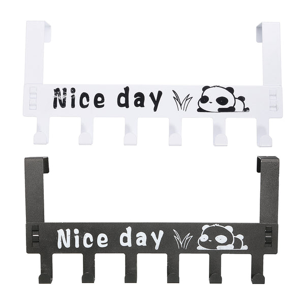 Carbon Steel Door Hook Organizer Rack Hanger Clothes Coat Towel Storage Holder