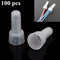 Excellway WC01 100pcs Terminals Pressure Line Cap Wire Connector Wiring Connector Cap