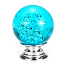 Crystal Glass Door Handles Pulls Knobs Zinc Alloy For Cupboard Wardrobe Drawer