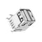10pcs AF90 Degree Type A female Socket Connector Double USB Charging Socket USB Socket Interface
