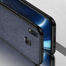 Bakeey Anti-Fingerprint Canvas Splice TPU Border Protective Case for Samsung Galaxy A40 2019