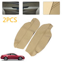 Leather Front Door Panels Armrest Cover For Honda Accord 2008-2012 2PCS
