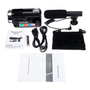 4K Full HD 1080P 24MP 18X Zoom 3 Inch LCD Digital Camcorder Video DV Camera With Mic