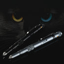 Black ZANLURE MT09 Multifunctional Anti - Wolf Tactical Pen Tungsten Steel Pen Outdoor Camping Hunting Portable Window Breaker Survival Tool