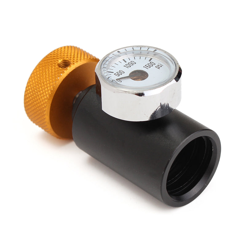 Soda On Off Adapter with 1500 PSI Pressure Gauge for Fill Soda Stream Tank