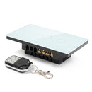 AC 110V-240V 120-type 1 Way 3 Gang Crystal Glass Remote Panel Touch LED Light Sensor Switch