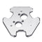 Aluminum Alloy M3 Delta Kossel Fisheye Effector 3mm Hammock Hanging Station For Dual Nozzle Extruder 3D Printer Part