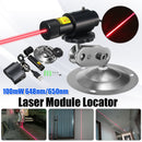 Focusable 648nm 650nm 100mW Red Laser Cross Module Locator Cutter Mount+Adapter
