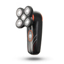 USB Head Shaving Remove Hair Removal Shaved Head Machine Five-head Electric Razor Rechargeable Waterproof