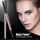 Music Flower Double Head Waterproof Eyebrow Pen Eye Brow Enhancers Makeup Tools