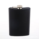 10 Ounce Stainless Steel Matte Green Lacquered Hip Flask Outdoor Leisure Bottle