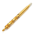 3/8 Inch 9.5mm Twist Step Drill Bit With Titanium Coated for Pocket Hole Jig Woodworking