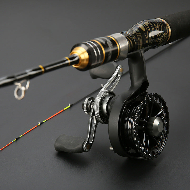ZANLURE 0.9-1.3m Titanium Alloy Micro Lead Raft Fishing Rod Solid Soft Tips Telescopic Fishing Rod