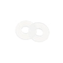 50Pcs M2 M2.5 M3 M4 White Plastic Nylon Washer Plated Spacer for RC Model