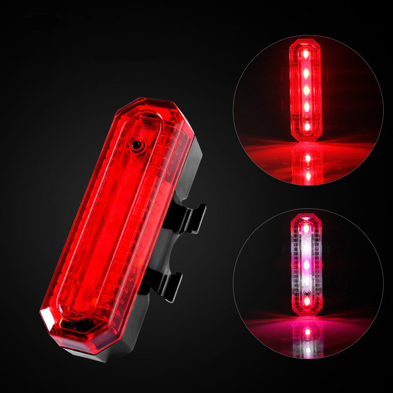 XANES TL17 Bike Bicycle USB Warning Tail Light Waterproof Cycling Scooter Motorcycle E-bike Tailligh