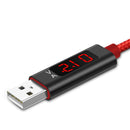 Bakeey 3A Micro USB Digital Voltage Current LED Display Fast Charging Data Cable 1.2M
