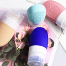 Mrosaa 37ml Silicone Portable Travel Soap Dispenser Empty Bottle Liquid Cosmetics Makeup Shampoo Container Bottles