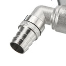 S60x6 2'' Brass IBC Tank Drain Adapter to 3/4'' Brass Garden Tap Hose Barb Coupler Coarse Thread Outlet Tap Connector Valve Fitting Parts for Home Garden