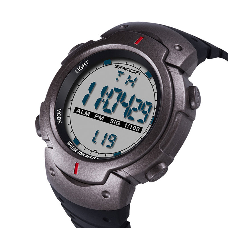 SANDA 269 Digital Watch Luminous Motion Timing Stopwatch Calendar Alarm Watch Outdoor Sport Watch