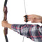 Tactical Archery 3 Fingers Protector Sleeve Microfiber Traditional Archery Recurve Bow Finger Gloves