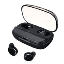 TWS bluetooth 5.0 Earbuds Mini Stereo Noise Cancelling Bilateral Call Earphone Headphone with 3000mAh Charging Box Power Bank