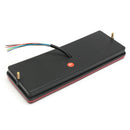 Pair 24V 48 LED Tail Rear Turn Siginal Light Lorry Trailer Car Truck Caravan Van Lamp Amber Red
