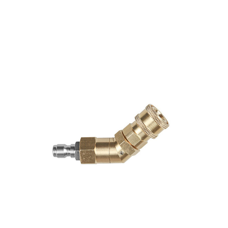 High Pressure Washer 1/4 Water Adapter Quick Joint Hose 360 Degree Angle Rotated Union Connection