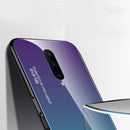 Bakeey OnePlus 7T Pro Gradient Color Anti-scratch Shockproof Tempered Glass Protective Case