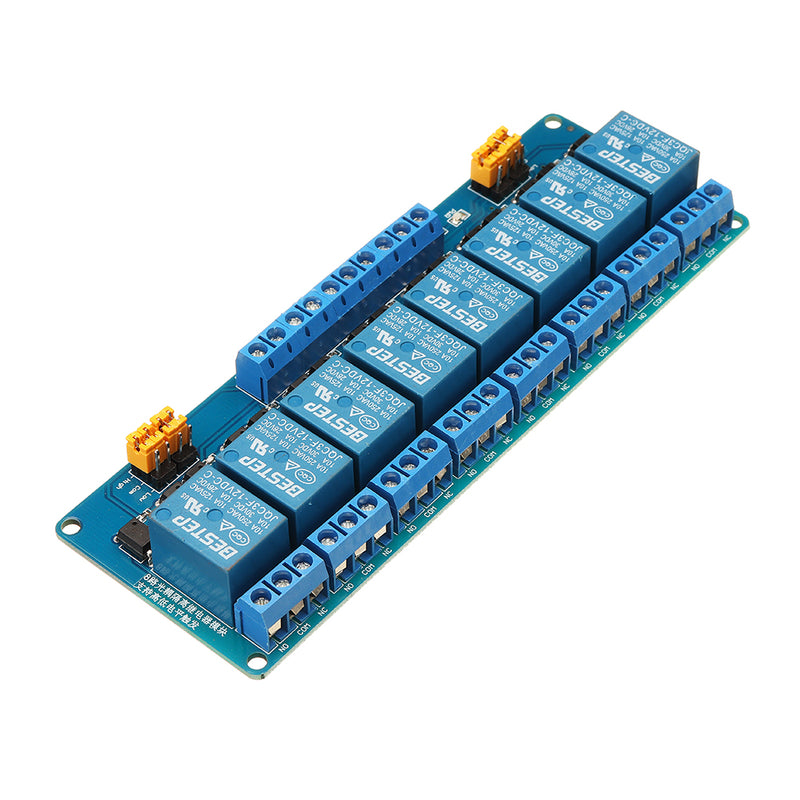 BESTEP 8 Channel 12V Relay Module High And Low Level Trigger