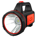 SHENYU 500m 2 Light Source USB Rechargeable Super Bright LED Spotlight 18650 Flashlight Waterproof Searchlight LED Spot Light