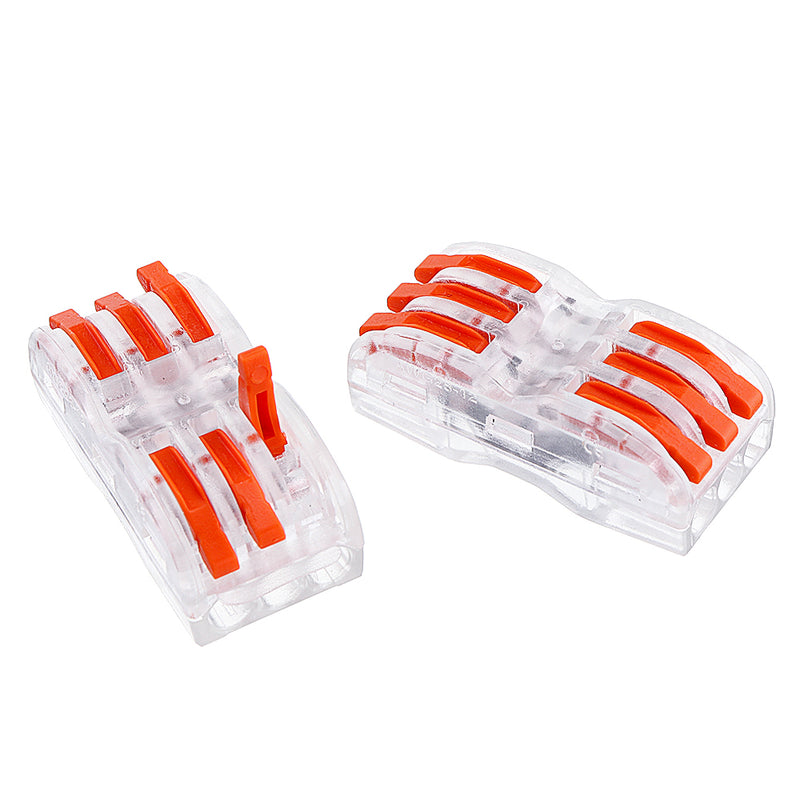 10pcs SPL-3 Clear Wire Connector Fast Connection Terminal